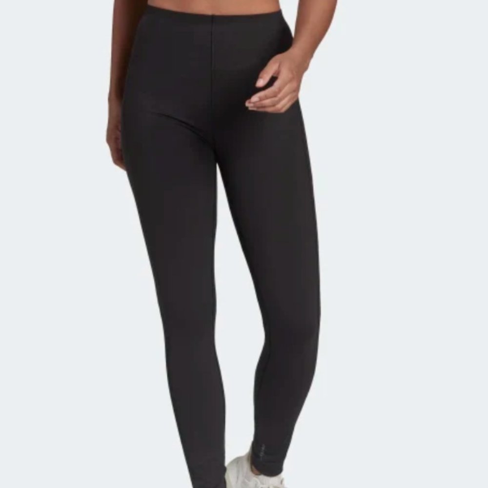 ADIDAS Karlie Kloss Yoga Flow Tights High Rise Black Workout Medium